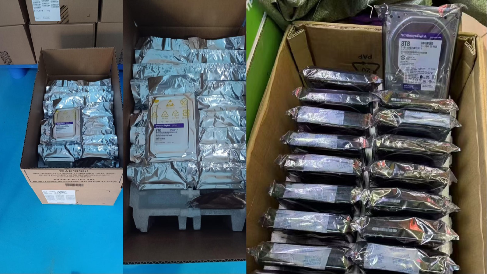 WD Purple 1TB 8TB